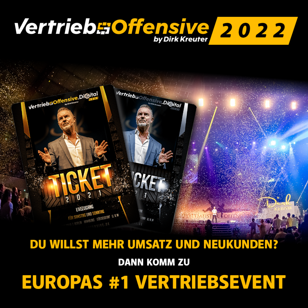 Dirk Kreuter Vertriebsoffensive 2022