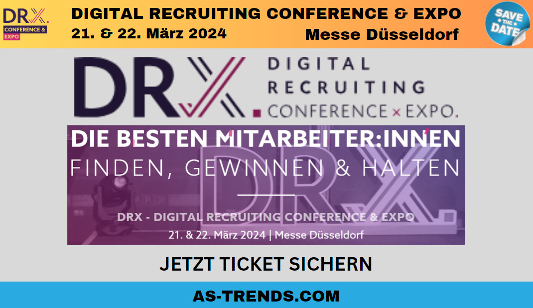 Digital Recruiting Conference & Expo von Digitalbeat. Entdecke bei der DRX 2024 die Top-Speaker im digitalen Recruiting
