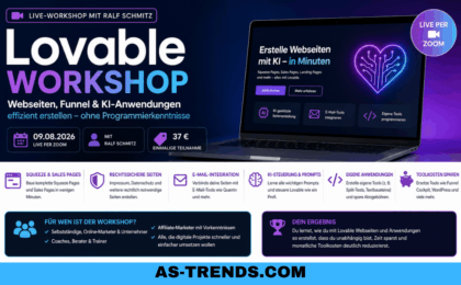 Lovable Workshop mit Ralf Schmitz 2026: Webseiten und Funnel mit KI erstellen
