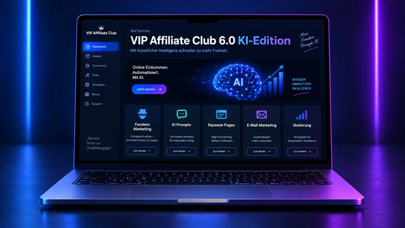 VIP Affiliate Club 6.0 KI-Edition von Ralf Schmitz